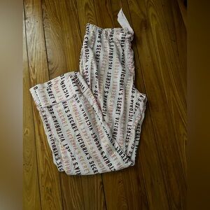 Victoria’s Secret Pink Pajama Bottom With Satin Tie